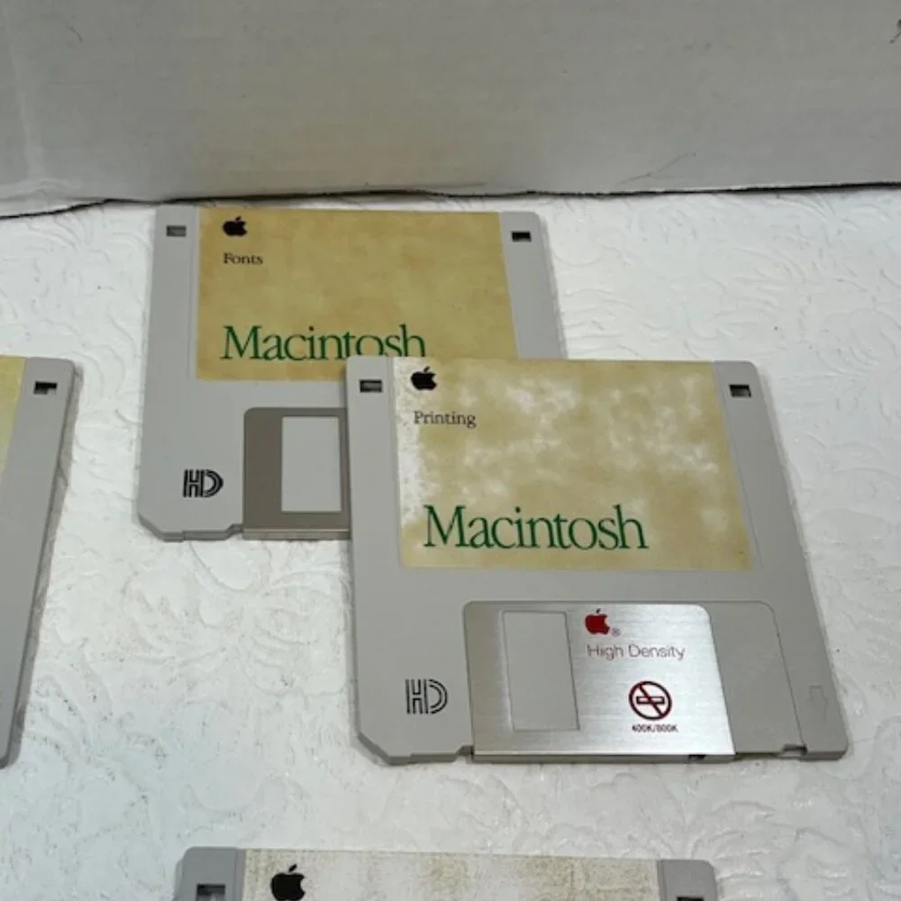 VTG 1991 Apple Computer System Macintosh 7 Disk Set Ver 7.1, 914-0363-B,
